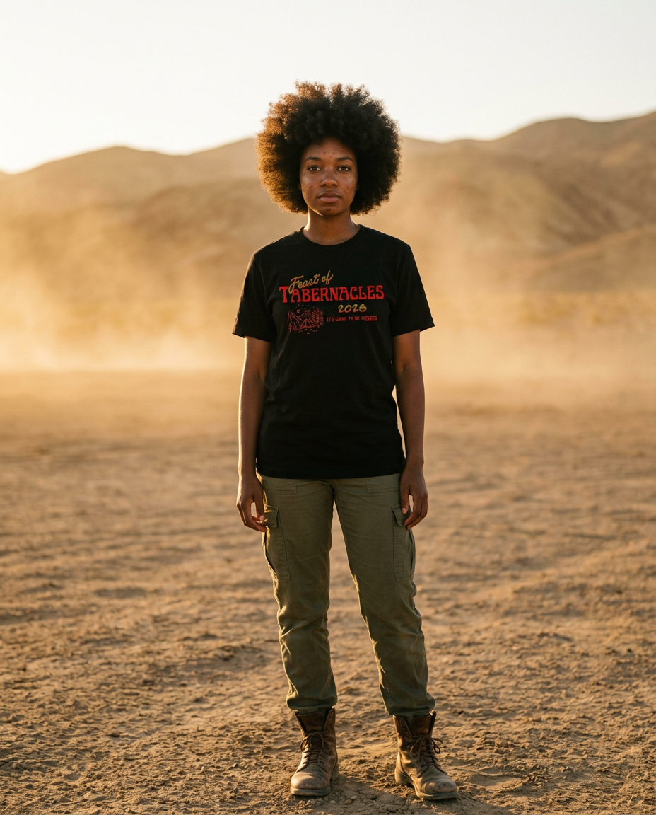 Red Hot Drop Limited Edition shirt — desert portrait